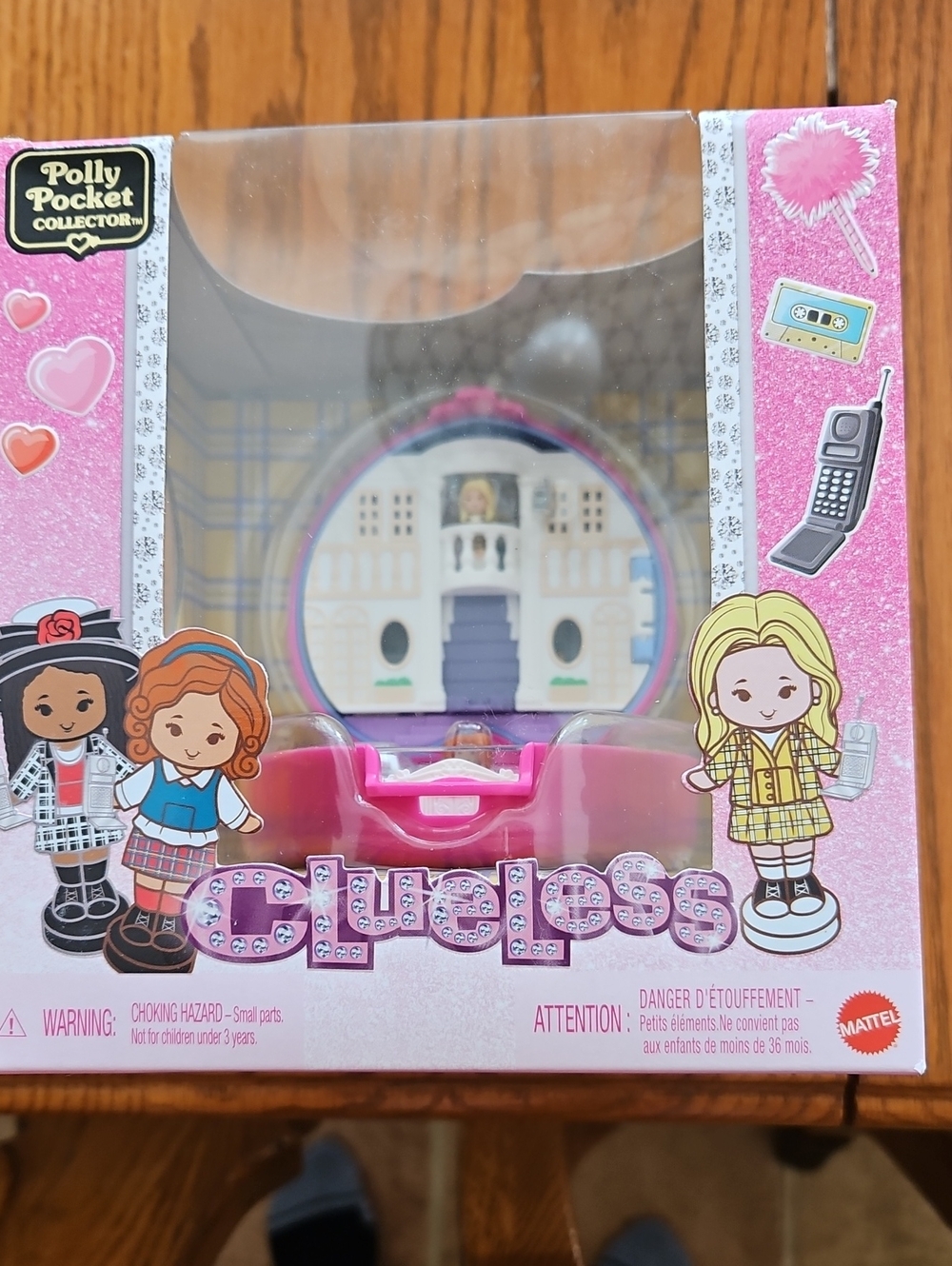 NWT Mattel Polly Pocket Clueless Playset Pink